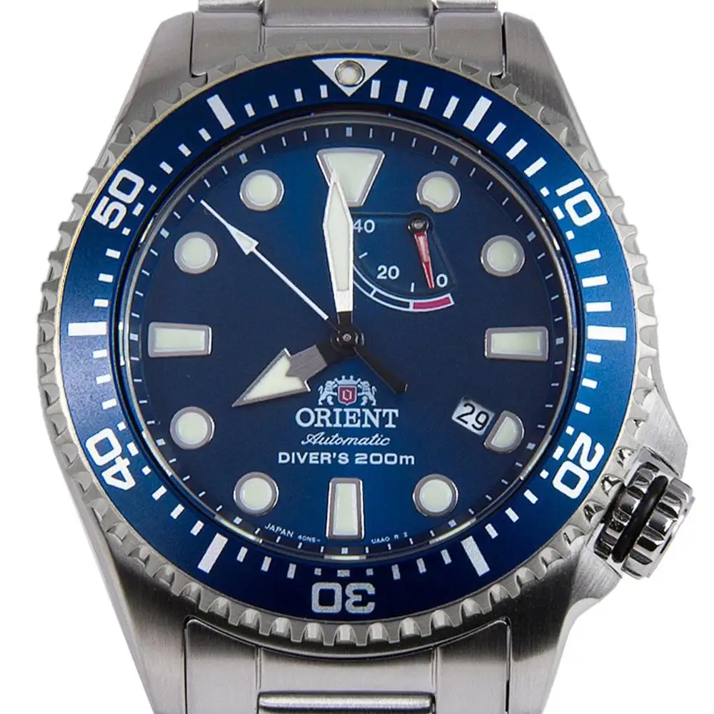 Orient TRITON Pria Automatic Watch RA EL0002L Steel Sapphire Penyelam  Automatic Jam Tangan Pria Biru Panggil Sapphire Glass Penyelams  Watch|Olahraga Jam Tangan| - AliExpress
