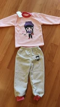 Autumn Winter Plus Velvet Childrens Clothing Sets for Girls 3-8y Cotton Thicken Cartoon