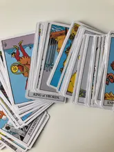 Cartas de tarot rider para adivinación, uso personal, cubierta de tarot, versión completa en inglés, gran oferta