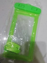 Runseeda-bolsa de aire flotante de 6 pulgadas, bolsa de natación impermeable, bolsa del teléfono móvil, funda para teléfono móvil para nadar, bucear, surfear, usar en la playa