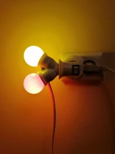 Converter Bulb-Adapter Eu-Plug-Lamp-Holder Led-Light Sochet Male On/off-Button-Switch