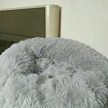Dog-Bed Large Kennel-Sleeping-Bag Pets Cat Round Washable Plush Soft Little-Medium Long