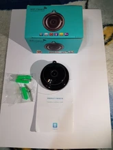 Escam-Mini cámara IP V380 con Wifi, HD, 1080P, inalámbrica, interior, visión nocturna, Audio bidireccional, detección de movimiento, Monitor de bebé