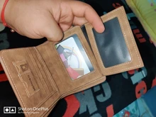 Cartera corta de cuero recubierto para hombre, billetera Retro triple Vertical, billetera coreana para jóvenes, varias tarjetas, 2020