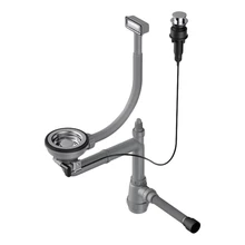 Арматура для моек Omoikiri WK-1-IN-A(Диаметр соединения 25 мм, диаметр сливной решетки 89 мм, нержавеющая сталь