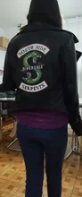 Chaquetas Riverdale de PU para mujer