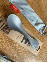 Titanium Spoon Tableware Fork Ultralight Tito Outdoor Camping Picnic Pure