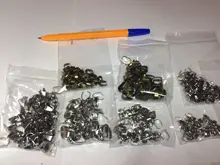 20 piezas 14x10mm estilo barroco colgante Pinch Bail broches collar ganchos Clips conector DIY accesorios de joyería accesorios 6 colores