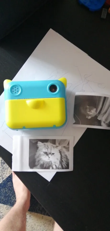 Kid Instant Print Camera aparat fotograficzny dla dzieci cyfrowy ekran 2.4 cala aparat zabawka dla dzieci na urodziny prezent na