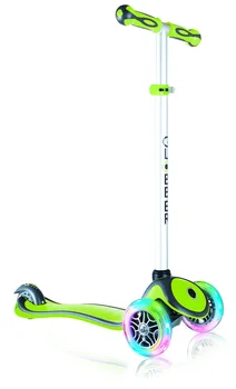 

Three-wheeled scooter Globber Primo plus lights, Green