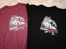 Mamasaurus T Rex dinosaurio T camisas de las mujeres 2021 novedad de verano suelto Casual camiseta de regalo de día de la madre de Corea O cuello Tops mujer