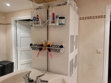 Shelf-Holder Storage-Rack Shampoo Kitchen-Organizer Cosmetic Wall-Mounted Corner Bathroom Shower
