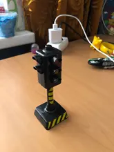 Miniseñal de tráfico para niños, bloque de luz de carretera con sonido LED, educativo