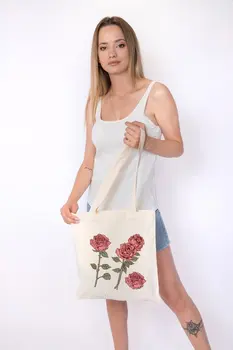 

Angemiel Bag Barbed Roses Shopping Beach Tote Bag