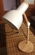 Desk-Lamp Eye-Protection Wooden Bedroom Reading LED Home-Decor Living-Room Creative Nordic