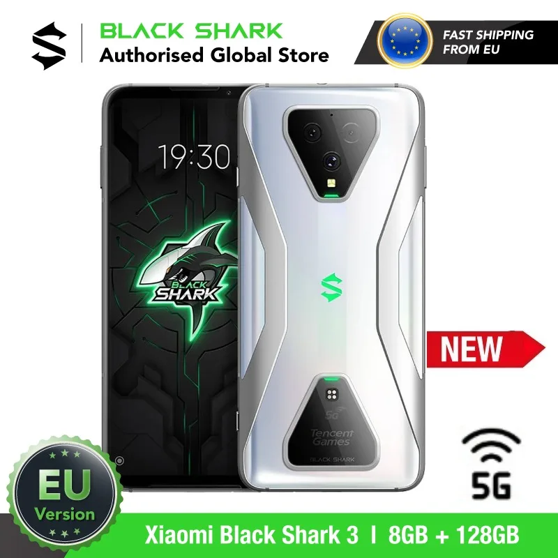 EU Version Xiaomi Black Shark 3 128GB ROM 8GB RAM 5G Gaming phone (Newly Launch Promos) blackshark, blackshark3 Smartphone Mobil EU Version Xiaomi Black Shark 3 128GB ROM 8GB RAM 5G Gaming phone (Newly Launch Promos) blackshark, blackshark3 Smartphone Mobil