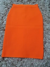 Bandage Skirt Bodycon 13-Color Plus-Size Women Summer New-Fashion Elastic Knee-Length