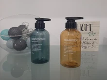 Liquid Soap Dispenser Bottle Bathroom Shampoo Body Wash Bottle Press Type Lotion Empty