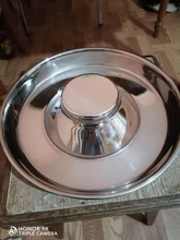 Dog-Bowl Puppy-Litter Silverstainless-Feeder Pets Dish-Weaning Food-Feeding Water And