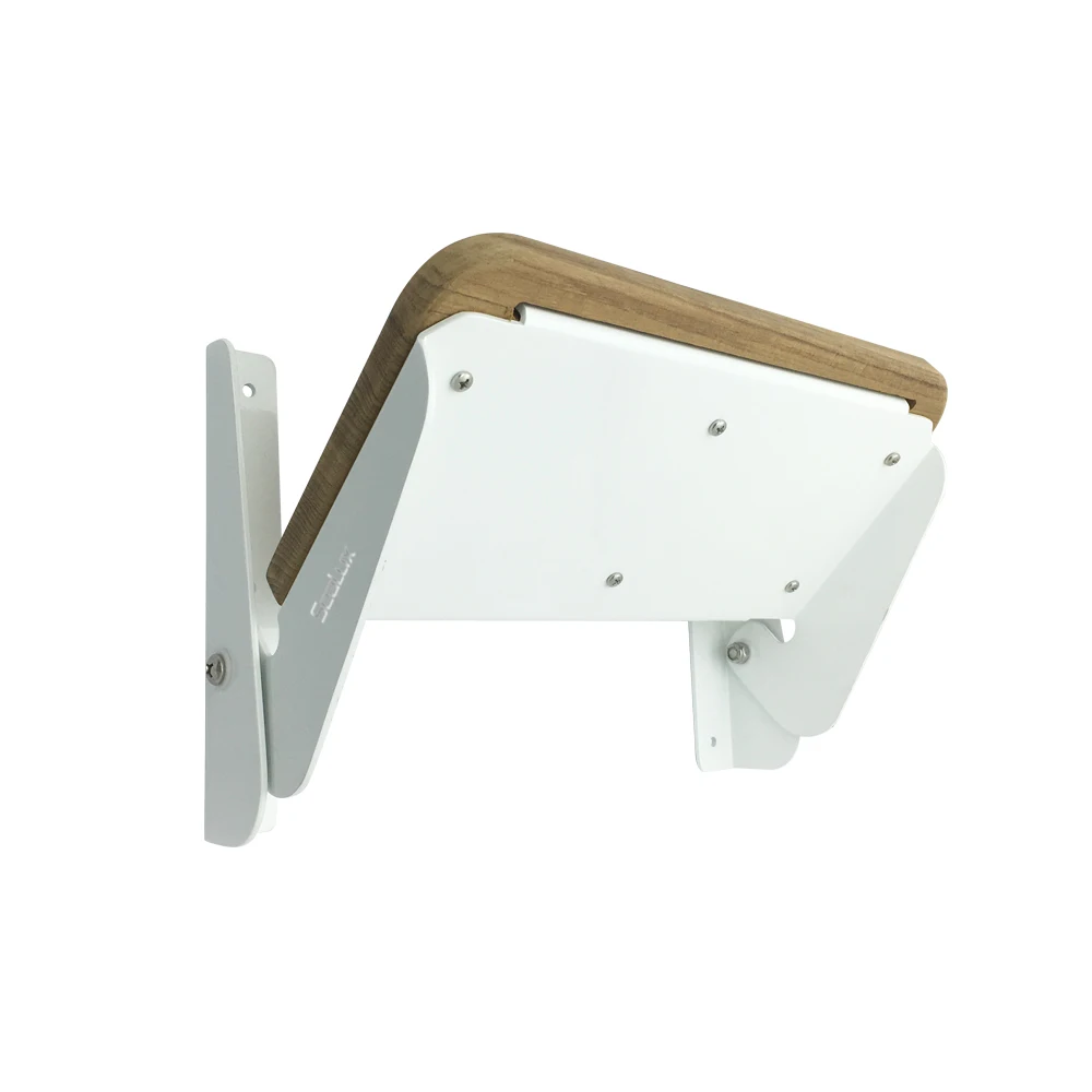 Fold up footrest with Teak and Aluminuim Hardware Boat Accessories Marine use Beautiful finish