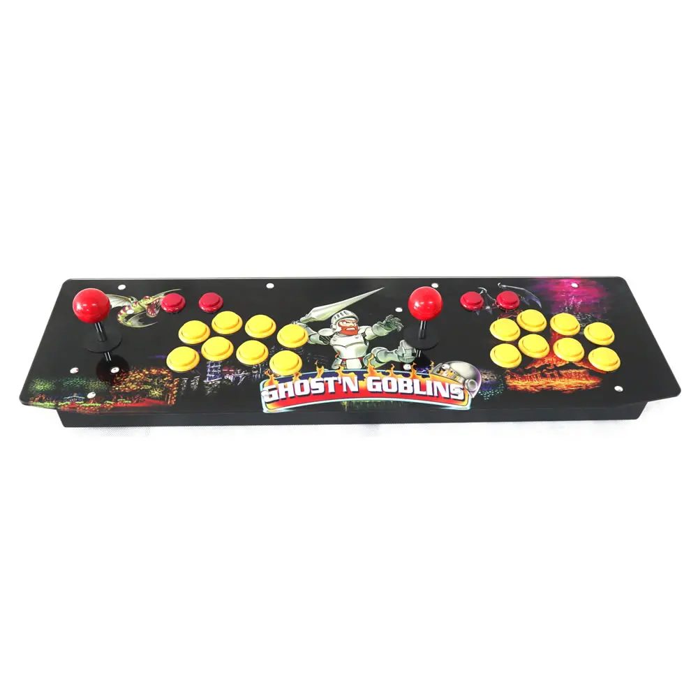 Ghost-n-Goblins RAC-T300 Raspberry Pi 3 Model B два игрока Ретро аркадная игровая консоль художественная панель металлический чехол 64G - Комплект: Ghost-n-Goblins