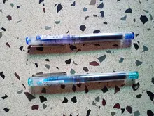 Alta calidad 10 color transparente de gran capacidad tinta lapicero de Gel para estudiante de la Escuela de papelería de oficina bien bolígrafo nuevo