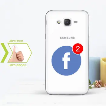 

Personalized Custom Samsung Galaxy J7 Slim Clear Silicone Phone Cover (Facebook-2)