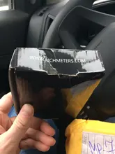 RICHMETERS GY910 medidor de espesor de recubrimiento Digital 1 micrón/0-1300 de la pintura del coche de espesor de película probador del metro de FE/NFE