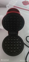 Minimáquina eléctrica para hacer gofres, horno para desayuno, masa semiesférica, máquina para gofres en forma de huevo, horno y pan, mineola para gofres