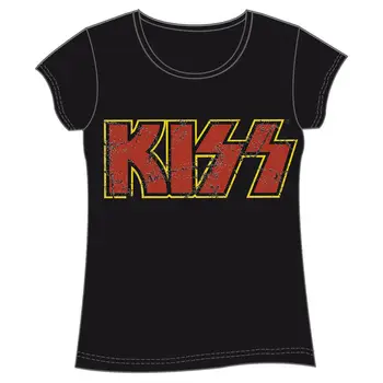 

T-shirt Kiss Logo adult woman