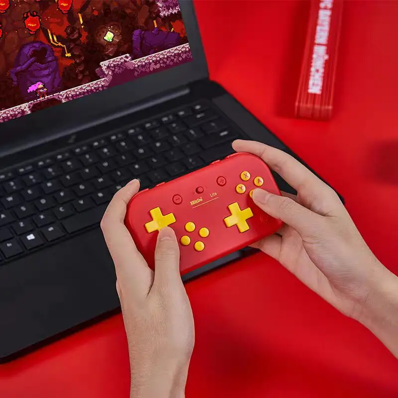 8bitdo Lite Беспроводной bluetooth-контроллер для nintendo переключатель Lite, nintendo переключатель и Windows-красная мозачиная издание