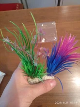 Simulación decorativa de PVC para acuario, planta de Narciso Artificial, materiales de Protección Ambiental, accesorios decorativos para acuario