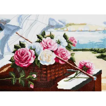 

"Embroidery kit", "floss embroidery kit", "cross stitch", "counted cross", "Alisena"