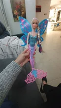 Muñeca de sirena de natación clásica para niñas, juguete de princesa con ala de mariposa, a la moda, gran oferta, regalos de Navidad, 2020