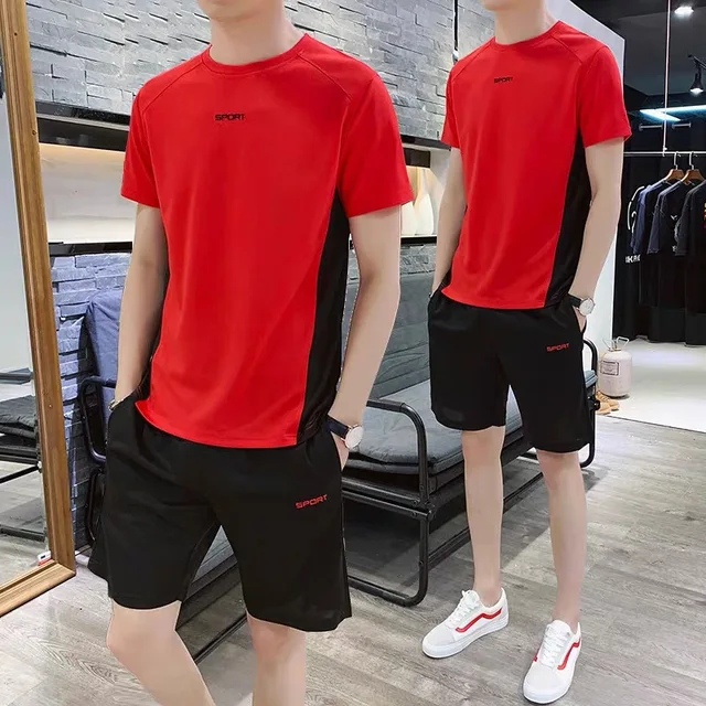High quality tennis jerseys badminton shirt shorts set Men Table tennis sets ping pong clothes Badminton jogging sports suits Army Green