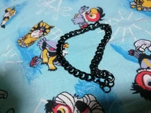 Sifisrri-Cadena de eslabones cubanos para hombre y mujer, brazalete de acero inoxidable de 3/5/7mm, color negro y dorado, joyería Unisex