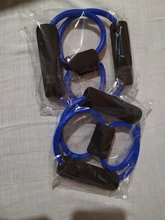 Bandas de resistencia para Yoga, equipo de Fitness para gimnasio, cuerda de tracción, expansor de pecho con 8 palabras, cuerda de tensión elástica para entrenamiento muscular