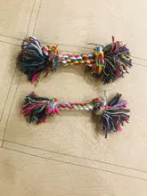 Toy Pet-Supplies Puppy Chew Durable Bone Funny-Tool Pets Dogs Cotton 1pcs Rope-15cm Braided