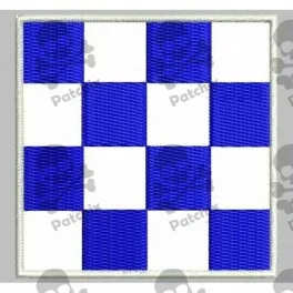 

Embroidered patch NAUTICAL FLAG LETTER N (ICS NOVEMBER)