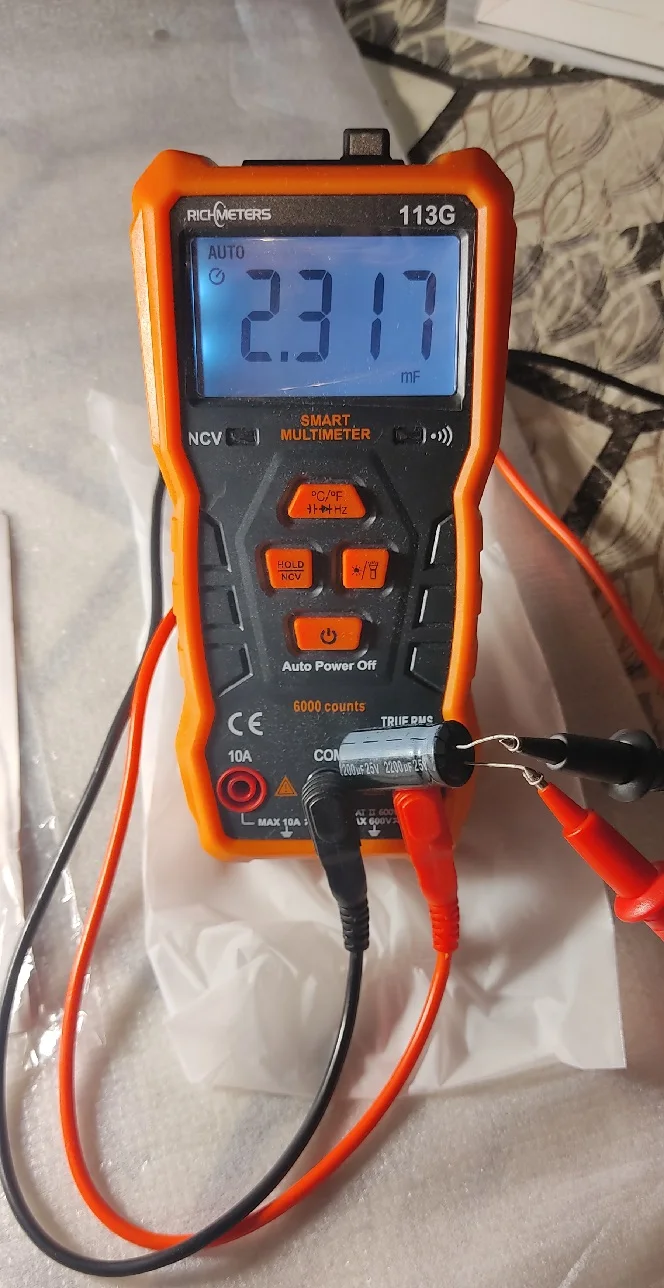 Отзыв о товаре Цифровой мультиметр RICHMETERS RM113G, 6000 отсчетов, автоматический измеритель напряжения постоянногопеременного тока, Бесконтактный индикатор непрерывности, RM113ADE с магнитом от пользователя E***v