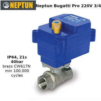 

Ball valve with electric actuator Neptun Bugatti Pro 220V 3/4 electrical ball valve Electric actuated ball valves