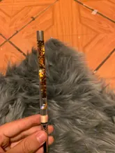 Nuevo pincel brillante para manicura, para polvo acrílico, 100%, nailon, acrílico, redondo, 7 tamaños