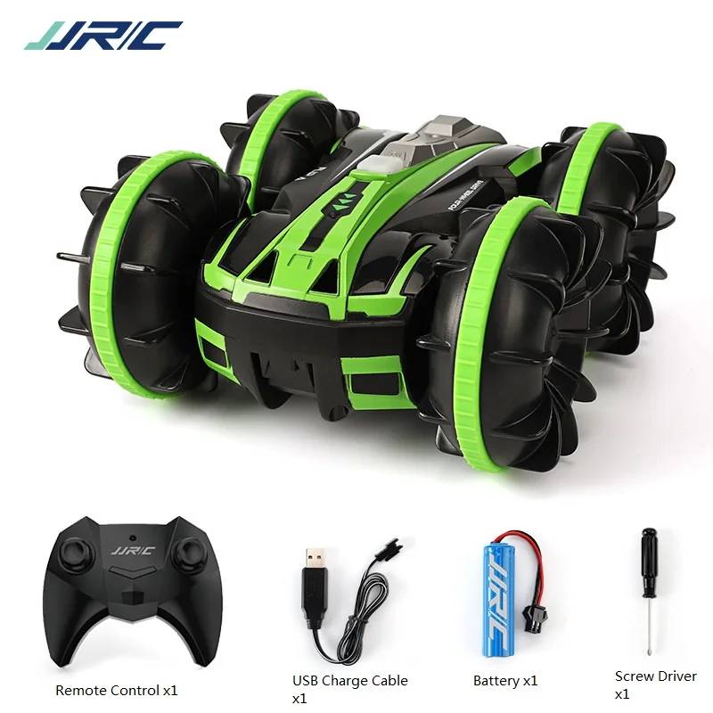 JJRC Q81 1:20 2 4G в 1 двухсторонняя амфибия 360Deg. Вращающийся Радиоуправляемый