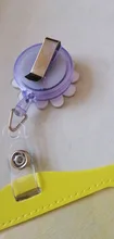Insignia retráctil de ABS de dibujos animados, carrete de exposición de Enfermera para estudiante, Tarjeta De Nombre, soporte para tarjeta de identificación, nuevo