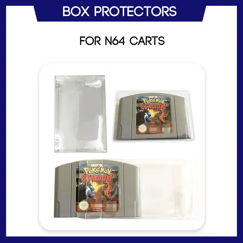 nintendo 64 plastic cases