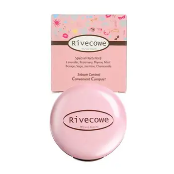 

Powder for face rivecowe sebum control convenient compact