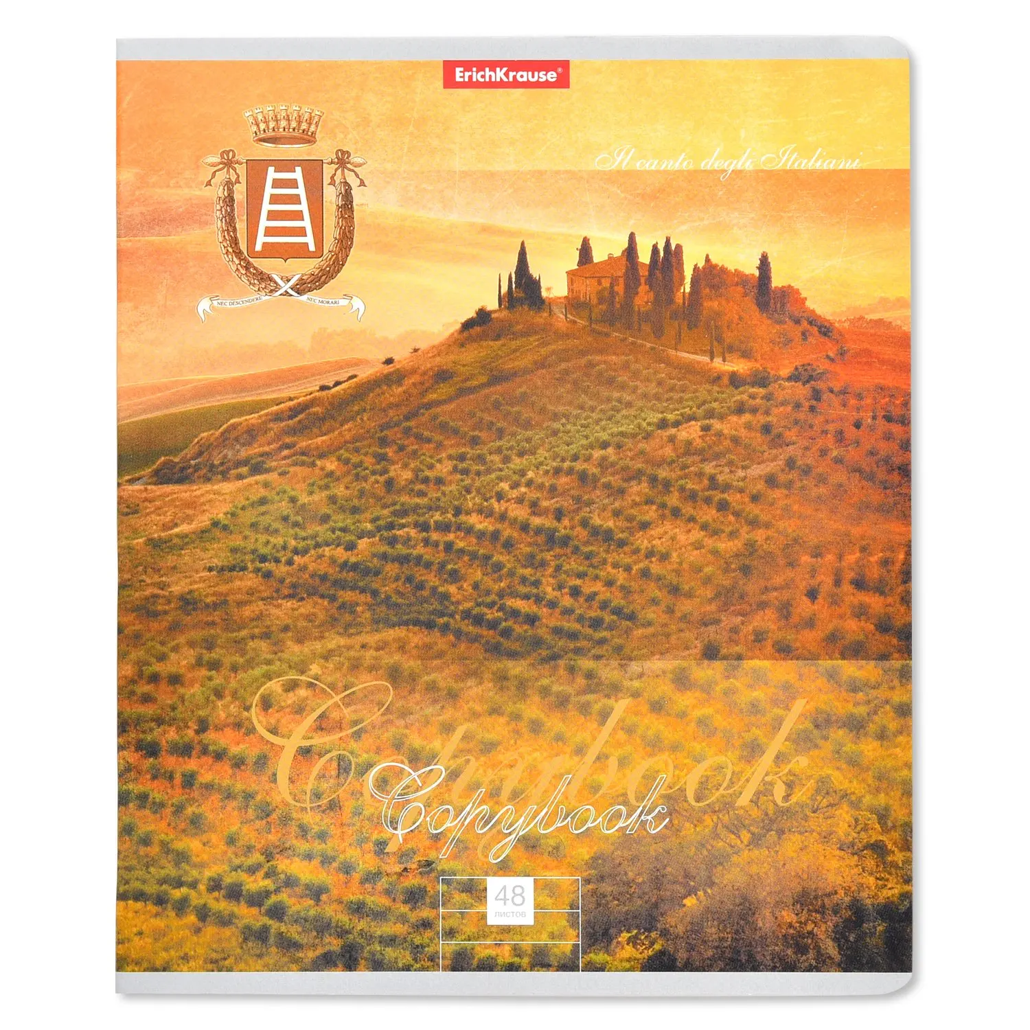 Тетрадь Erich Krause Италия 48л. линейка в ассортименте
