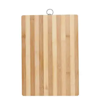 

Bamboo cutting board with ring for hanging