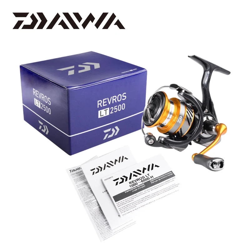 2019 DAIWA REVROS LT Spinning Fishing Reels 1000-6000 Low Gear Ratio  5.1/5.2/5.3 4+1BB Drag 5~12KG Saltwater Reels Fishing Coils