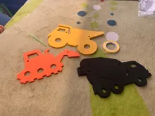 Paquete de globos inflables con tema de Tractor de construcción decoración de fiesta de camión, vehículo, Baby Shower, suministros de fiesta de cumpleaños